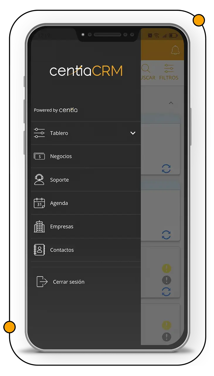 centiaCRM app